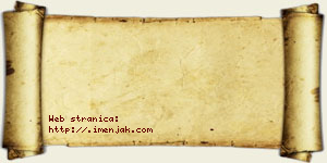 Anđela Sudimac vizit kartica